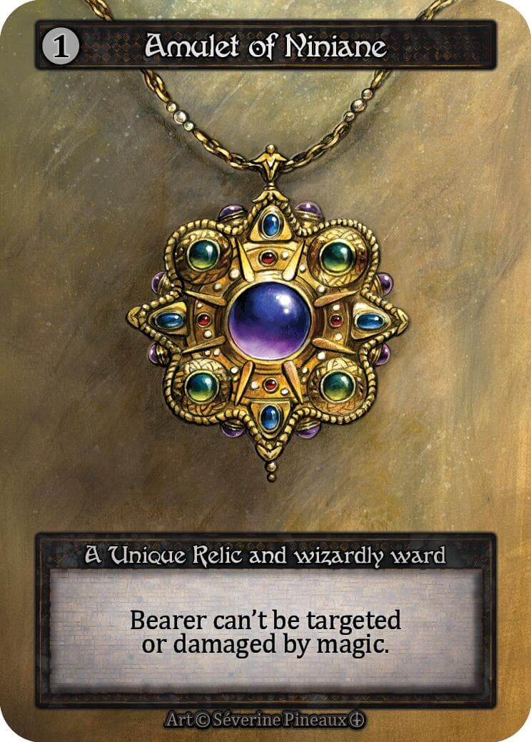 Amulet of Niniane — Arthurian Legends card