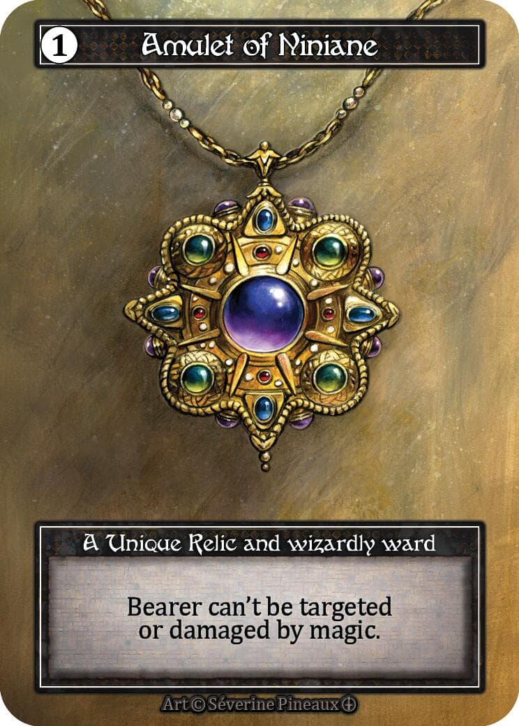 Amulet of Niniane (Foil) — Arthurian Legends card
