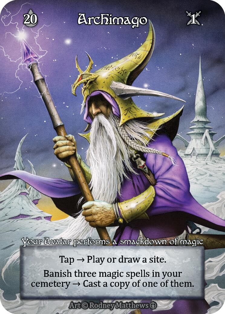 Archimago (Foil) — Arthurian Legends card