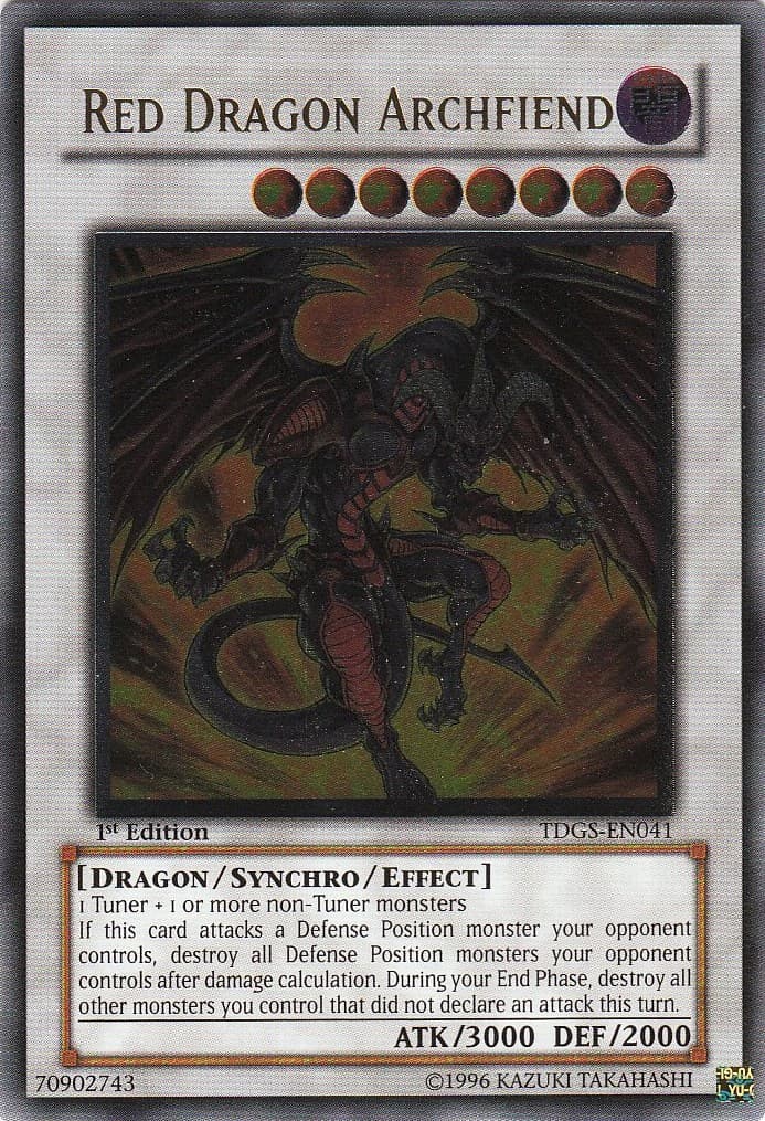 Red Dragon Archfiend (UTR) — The Duelist Genesis card