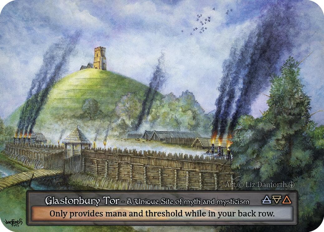 Glastonbury Tor — Arthurian Legends card