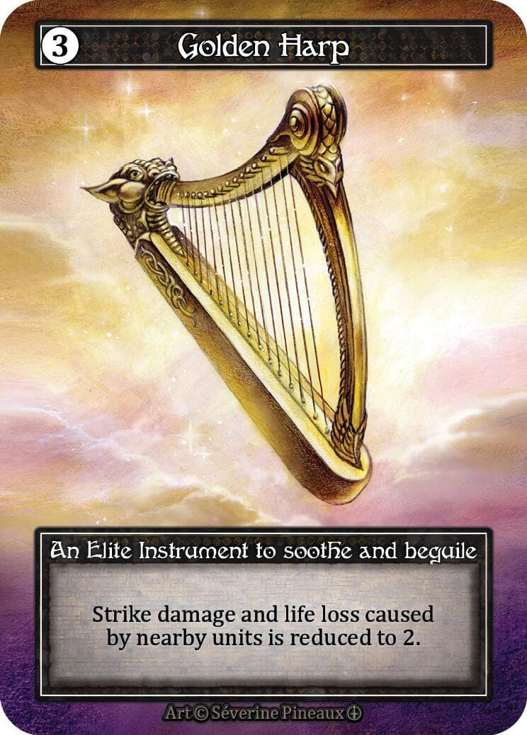 Golden Harp (Foil) — Arthurian Legends card