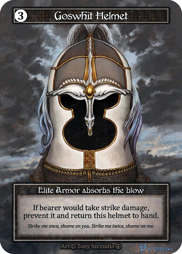 Goswhit Helmet (Foil) — Arthurian Legends card