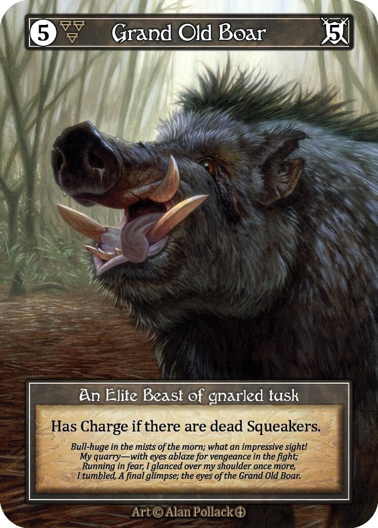 Grand Old Boar (Foil) — Arthurian Legends card