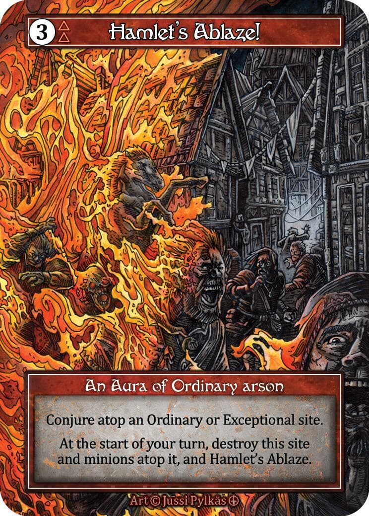 Hamlet's Ablaze! (Foil) — Arthurian Legends card