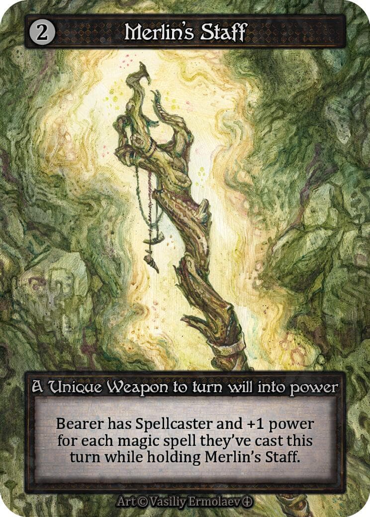 Merlin's Staff — Arthurian Legends card