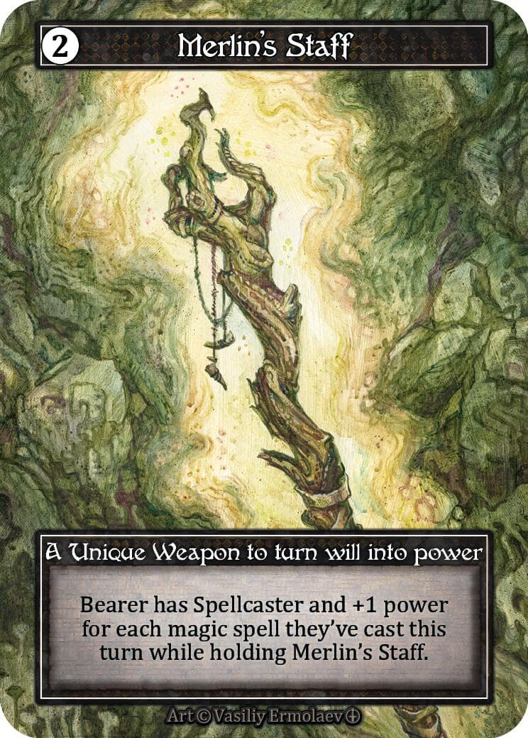 Merlin's Staff (Foil) — Arthurian Legends card