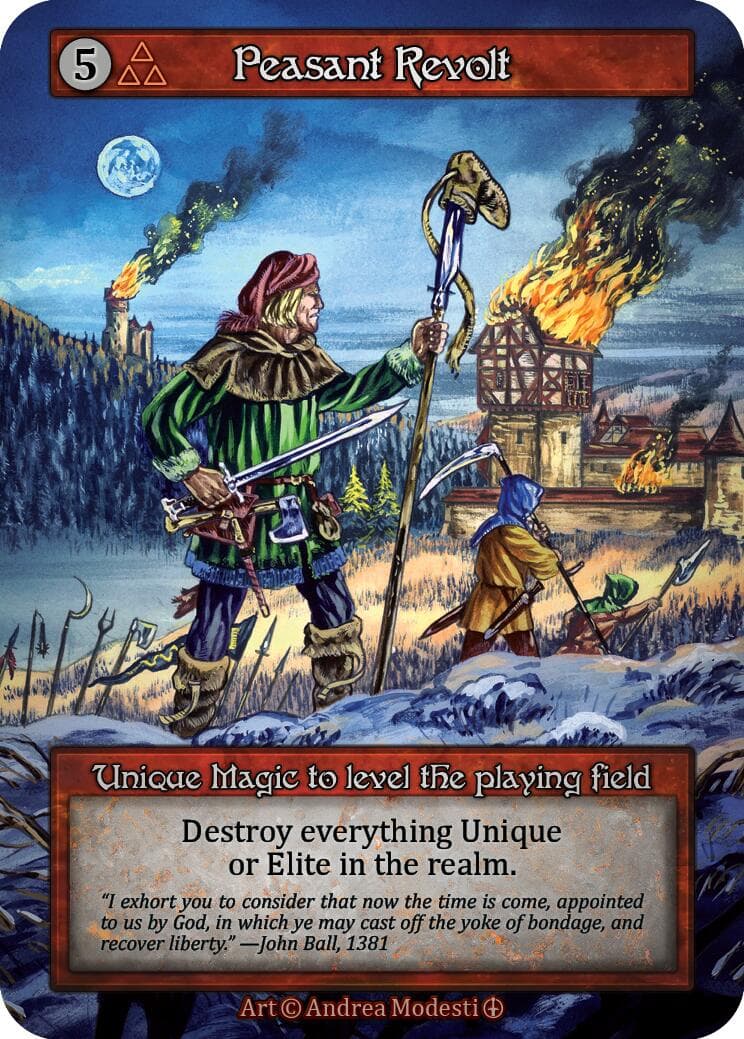 Peasant Revolt — Arthurian Legends card