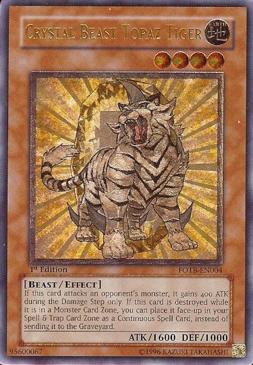Crystal Beast Topaz Tiger (UTR) — Force of the Breaker card