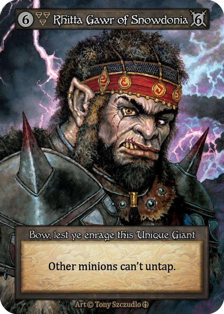 Rhitta Gawr of Snowdonia — Arthurian Legends card