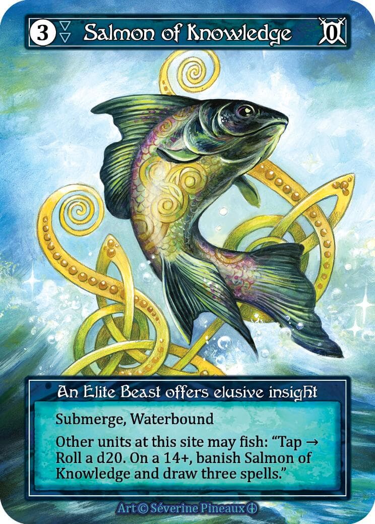 Salmon of Knowledge (Foil) — Arthurian Legends card
