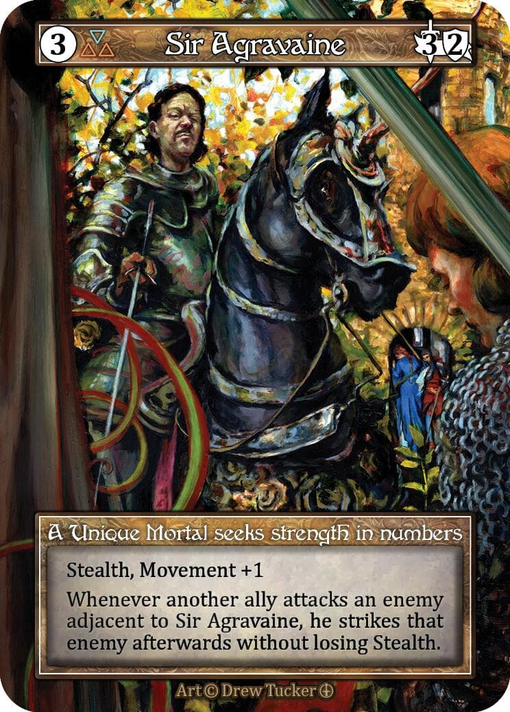 Sir Agravaine (Foil) — Arthurian Legends card