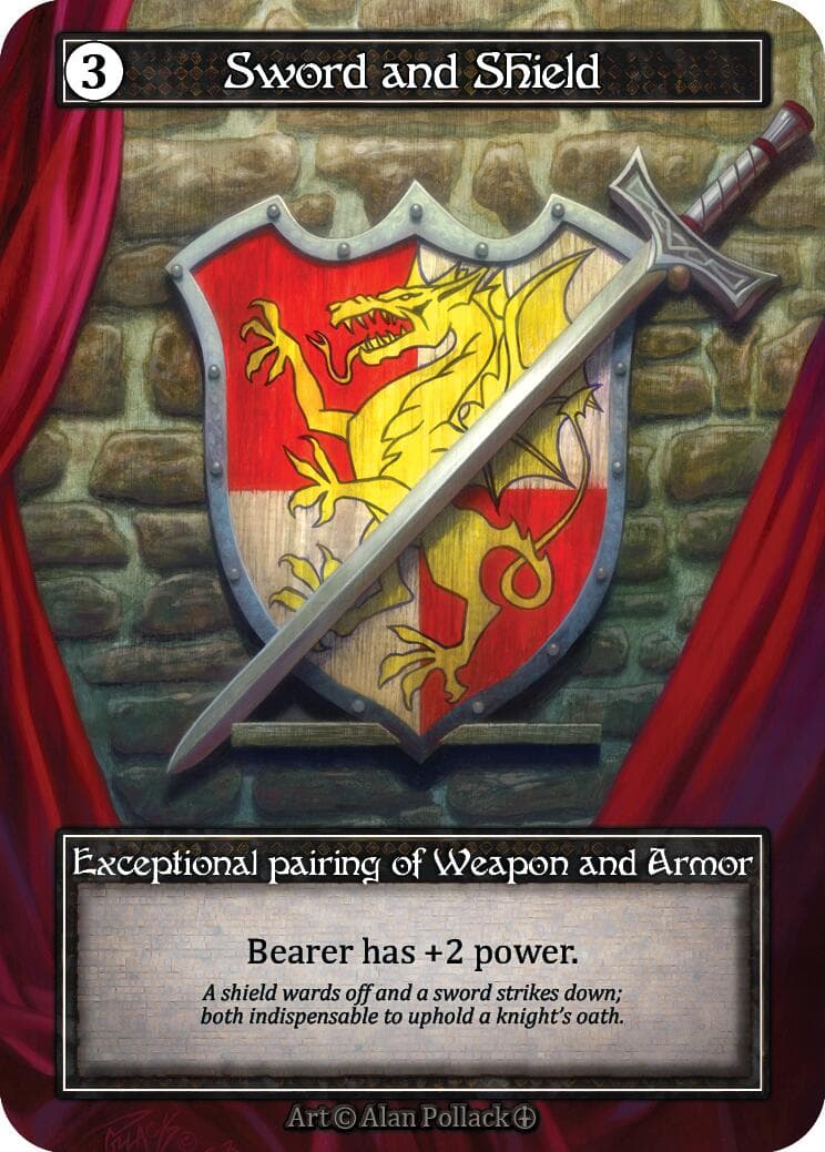 Sword and Shield (Foil) — Arthurian Legends card