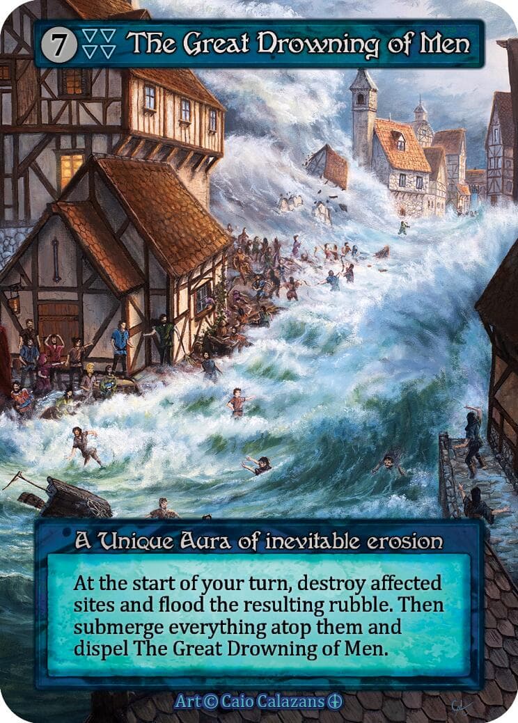 The Great Drowning of Men — Arthurian Legends card