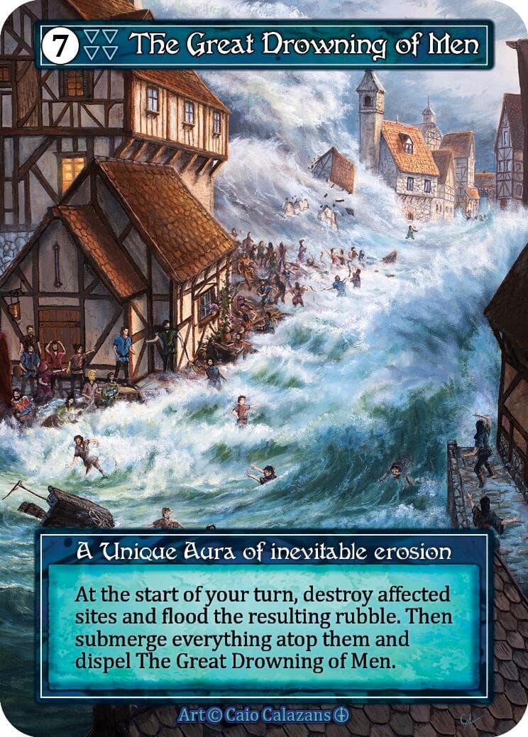 The Great Drowning of Men (Foil) — Arthurian Legends card