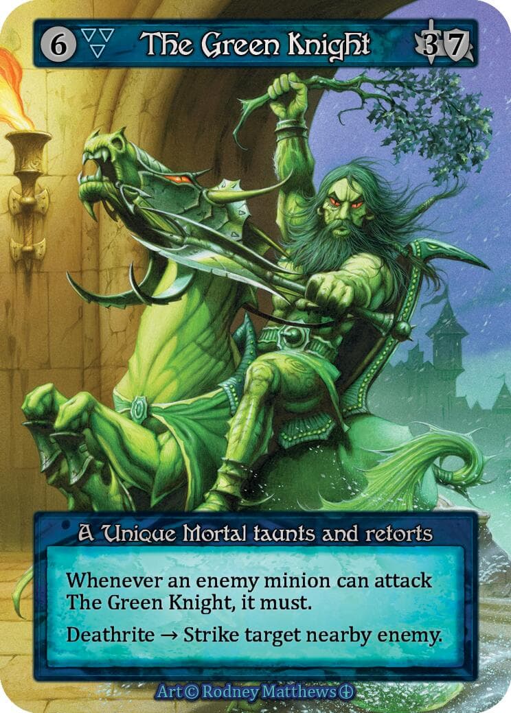 The Green Knight — Arthurian Legends card