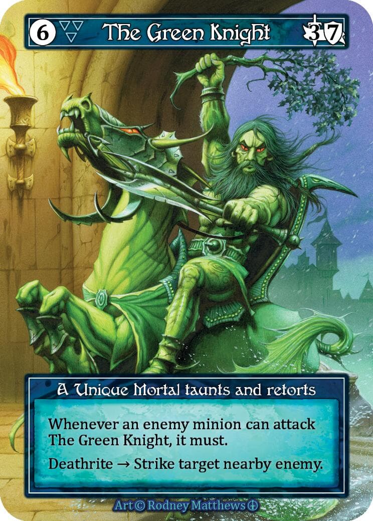 The Green Knight (Foil) — Arthurian Legends card