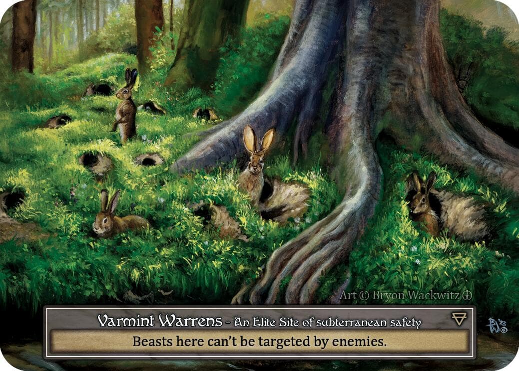 Varmint Warrens (Foil) — Arthurian Legends card