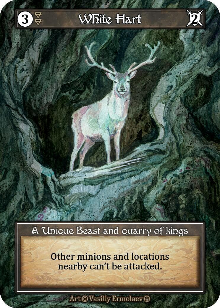 White Hart (Foil) — Arthurian Legends card