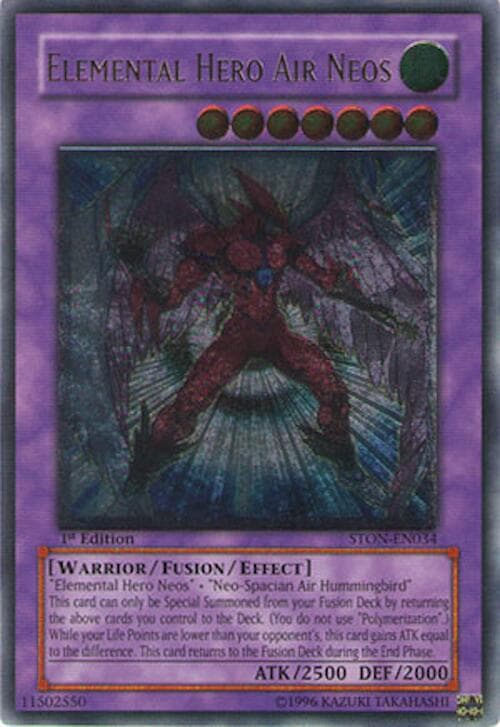 Elemental Hero Air Neos (UTR) — Strike of Neos card
