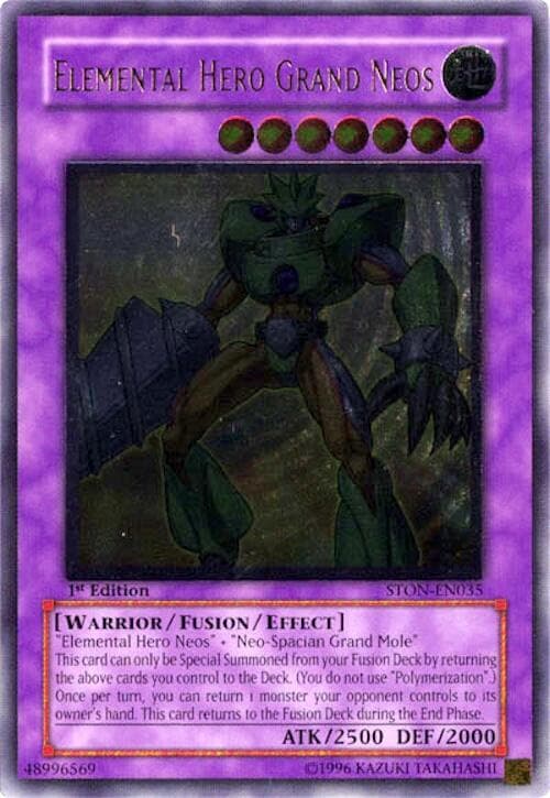 Elemental Hero Grand Neos (UTR) — Strike of Neos card