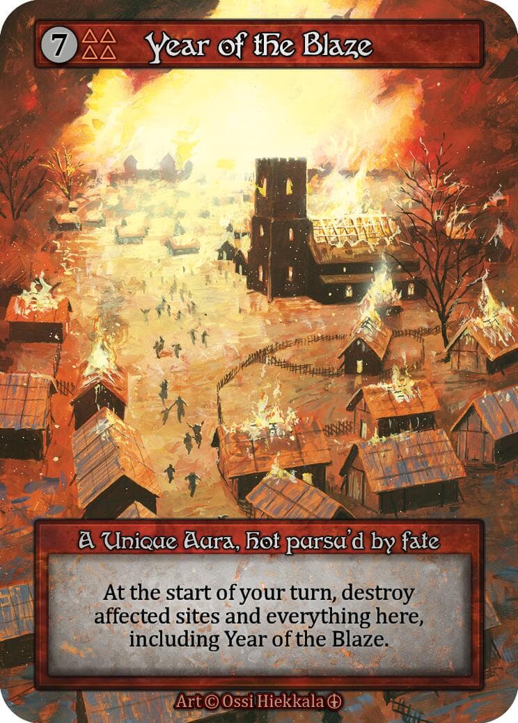 Year of the Blaze — Arthurian Legends card
