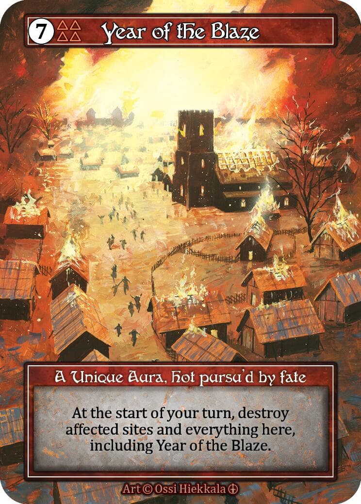 Year of the Blaze (Foil) — Arthurian Legends card