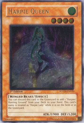 Harpie Queen (UTR) — Force of the Breaker card