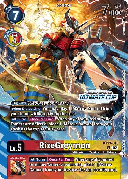 RizeGreymon (Ultimate Cup 2024) — Versus Royal Knights card
