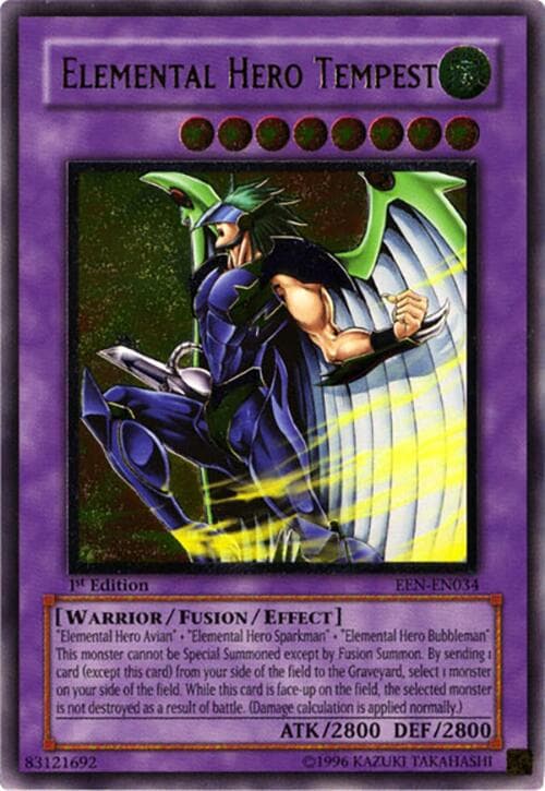 Elemental Hero Tempest (UTR) — Elemental Energy card