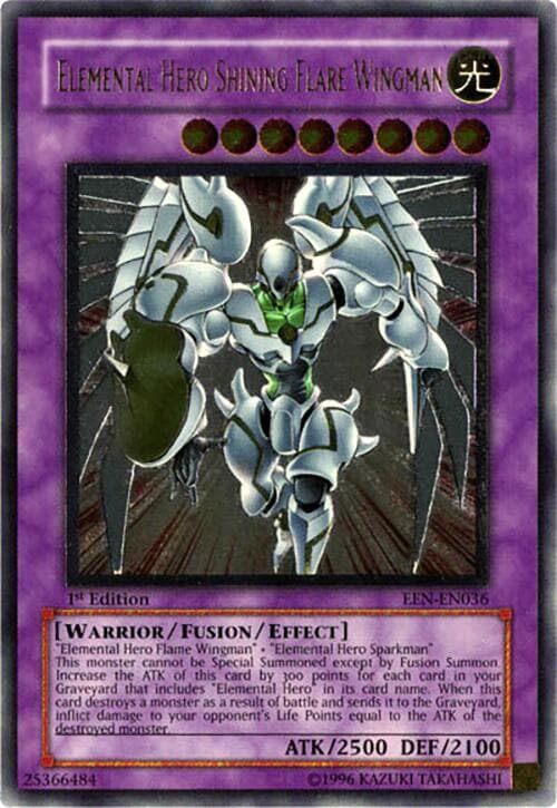 Elemental Hero Shining Flare Wingman (UTR) — Elemental Energy card