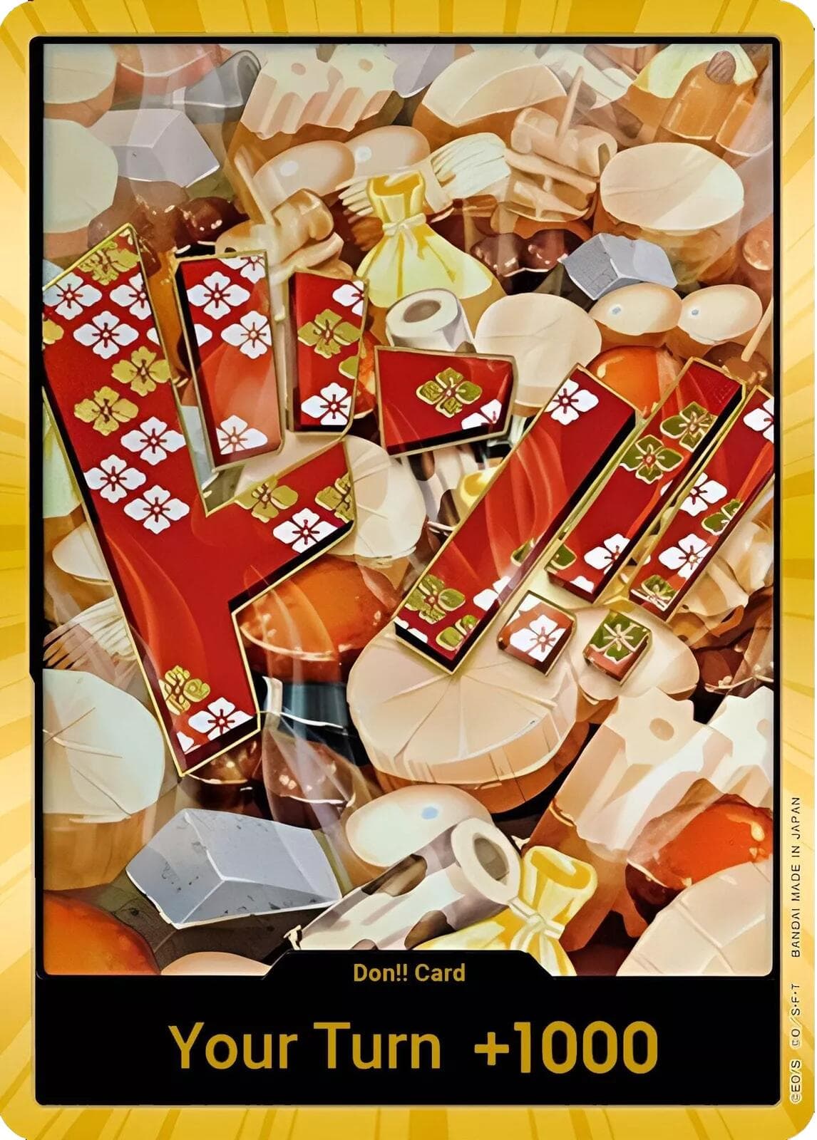 DON!! Card (Oden) (Gold) — Premium Booster -The Best- card