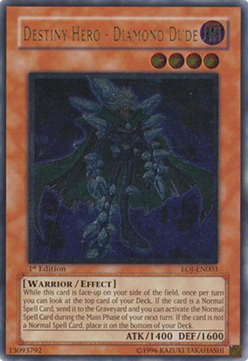 Destiny Hero - Diamond Dude (UTR) — Enemy of Justice card
