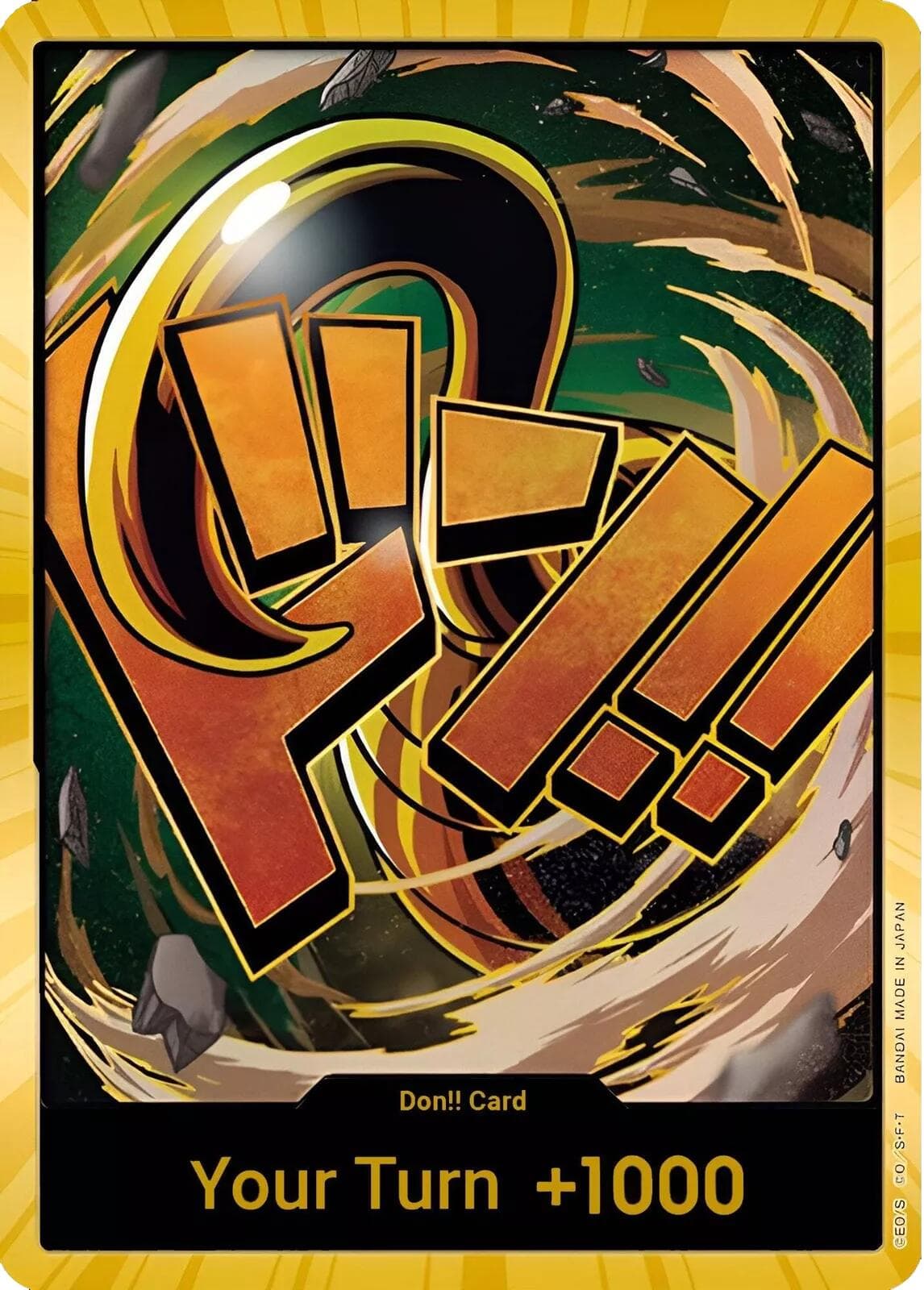 DON!! Card (Crocodile) (Gold) — Premium Booster -The Best- card