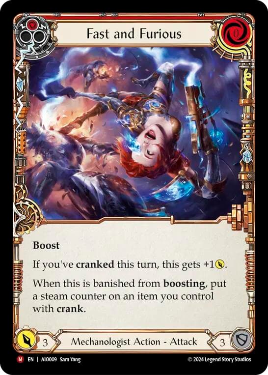 Fast and Furious (Red) — Armory Deck: Dash card