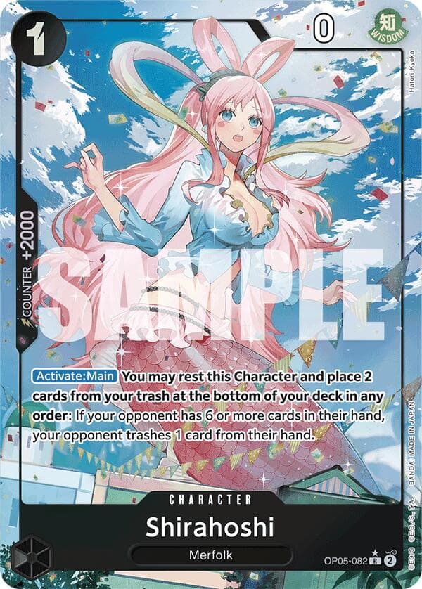 Shirahoshi (OP05-082) (Full Art) — Premium Booster -The Best- card