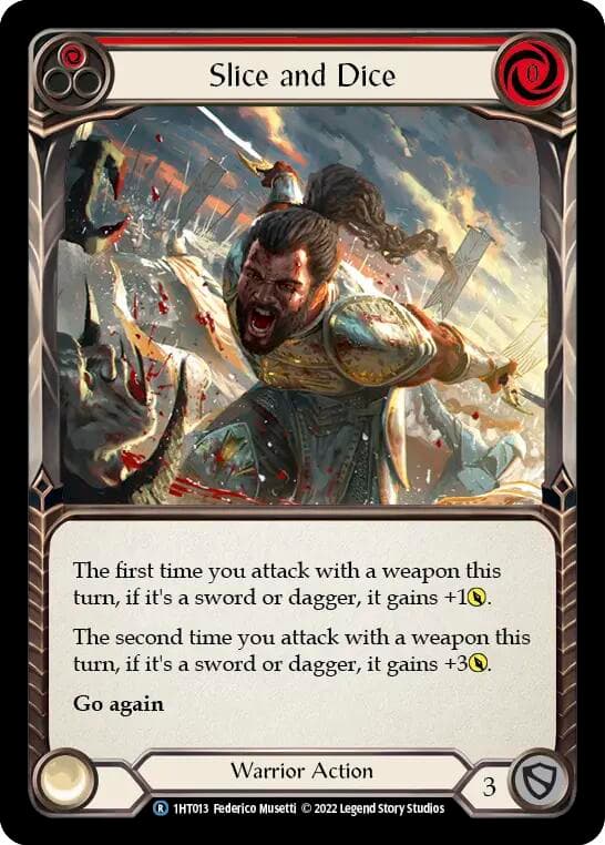 Slice and Dice (Red) — Historic Pack 1 Blitz Deck: Dorinthea card