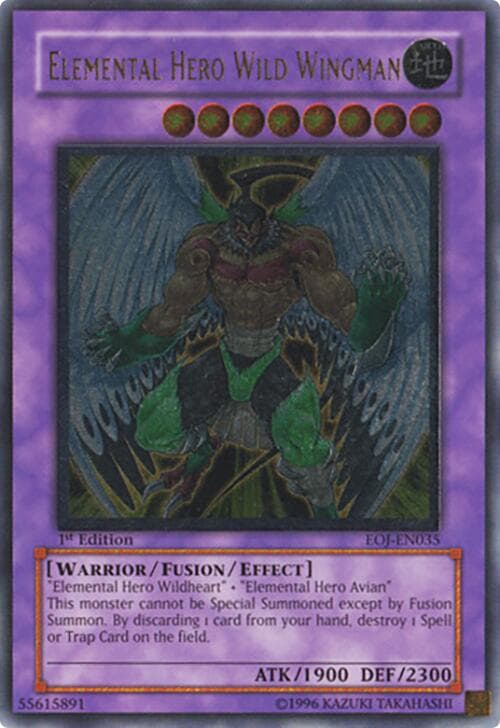 Elemental Hero Wild Wingman (UTR) — Enemy of Justice card