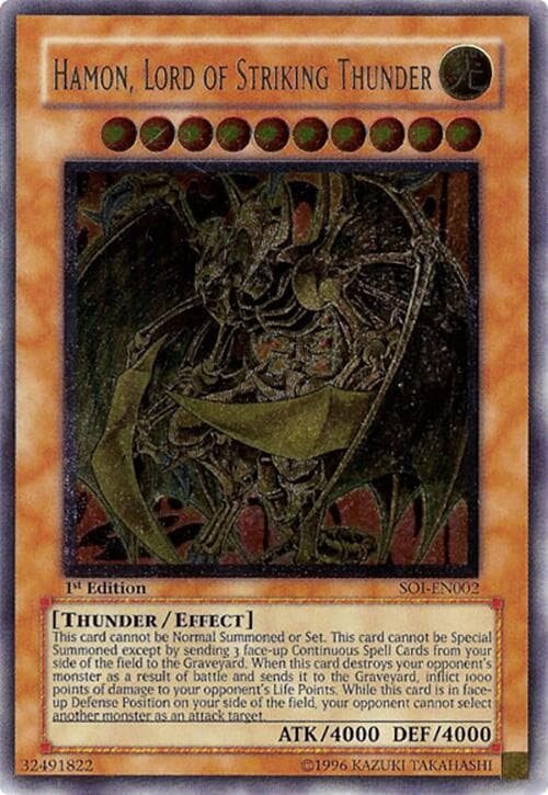 Hamon, Lord of Striking Thunder (UTR) — Shadow of Infinity card