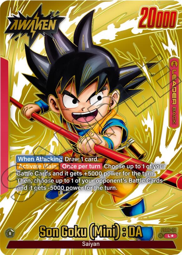 Son Goku (Mini) : DA (Gold) — Tournament and Championship Promos card