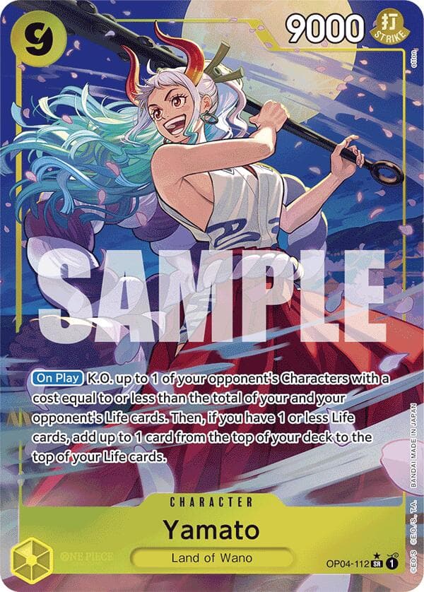 Yamato (OP04-112) (Alternate Art) — Premium Booster -The Best- card