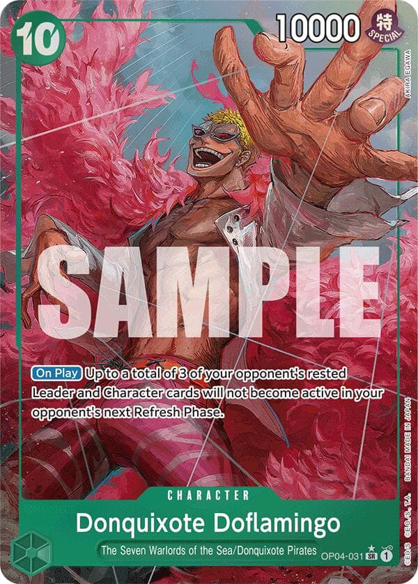 Donquixote Doflamingo (Alternate Art) — Premium Booster -The Best- card