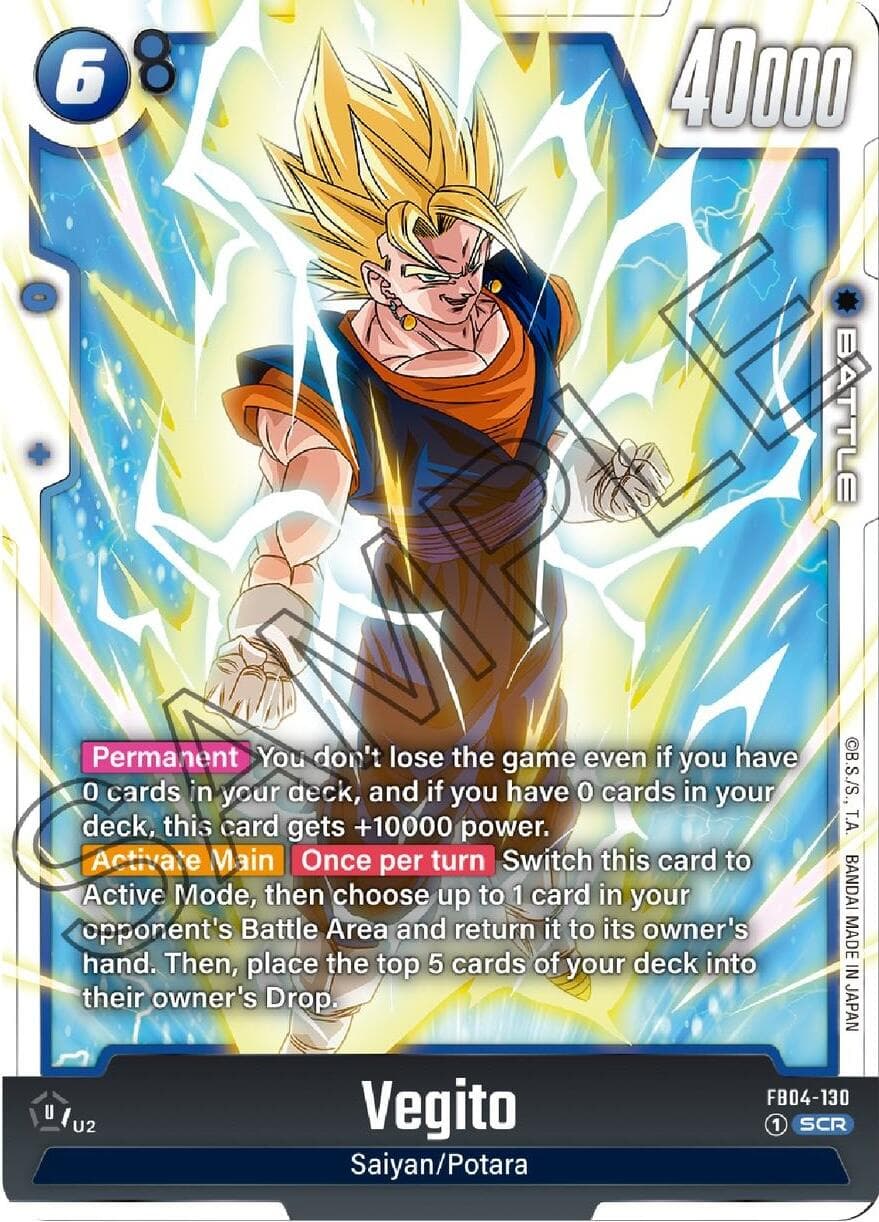 Vegito - FB04-130 — Ultra Limit card