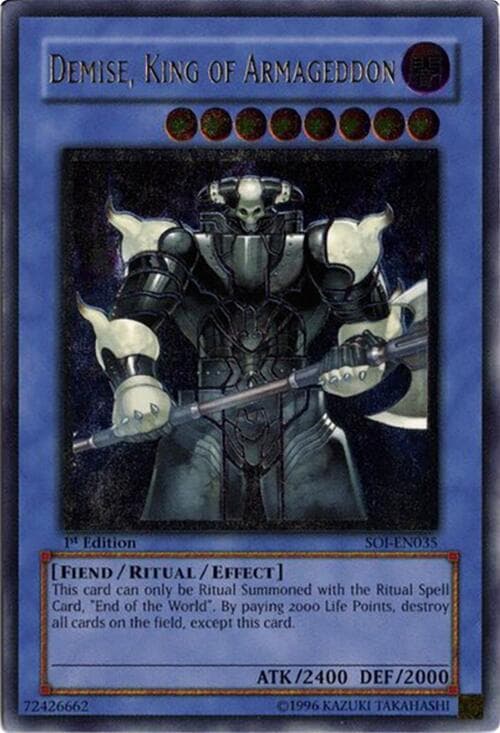 Demise, King of Armageddon (UTR) — Shadow of Infinity card