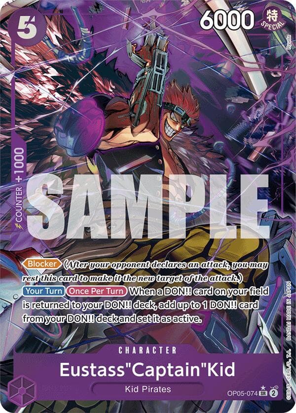 Eustass"Captain"Kid (OP05-074) (Alternate Art) — Premium Booster -The Best- card