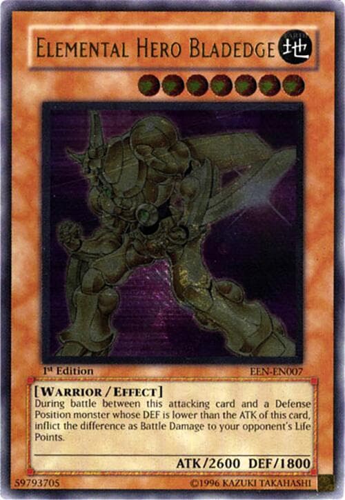 Elemental Hero Bladedge (UTR) — Elemental Energy card