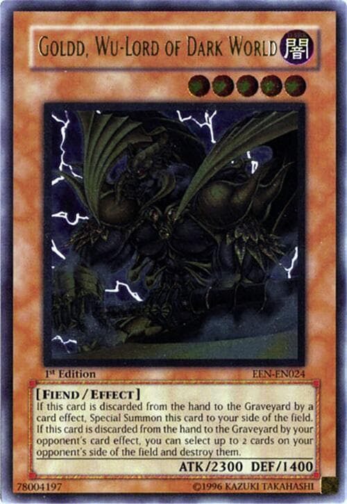 Goldd, Wu-Lord of Dark World (UTR) — Elemental Energy card
