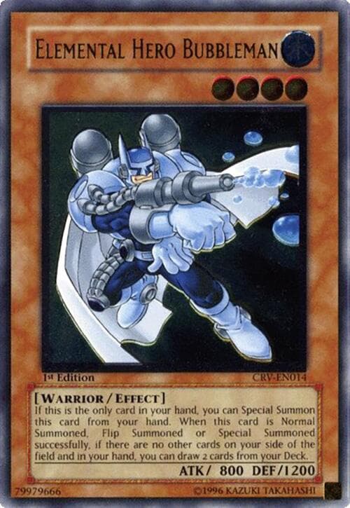 Elemental Hero Bubbleman (UTR) — Cybernetic Revolution card