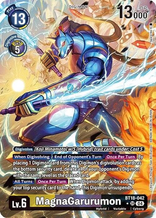 MagnaGarurumon (Alternate Art) — Release Special Booster 2.0 card