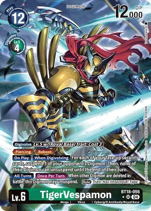 TigerVespamon (Alternate Art) — Release Special Booster 2.0 card